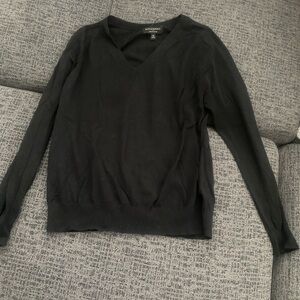 Banana Republic Classic Black V-Neck Sweater